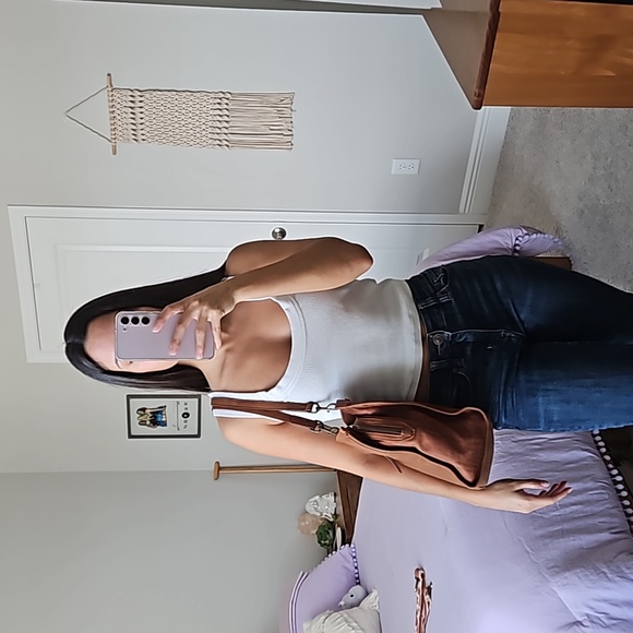 Leather shoulder bag - Picture 2 of 12